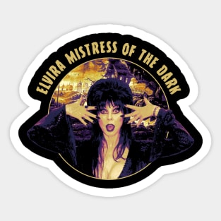 Elvira Mama Creepy Classic Sticker